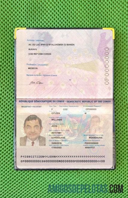 Congo Pass (presente em 2015) Look fotográfico baixar para verificação